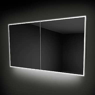 C.P. Hart Blade LED Demisting Mirror Cabinet 1200mm