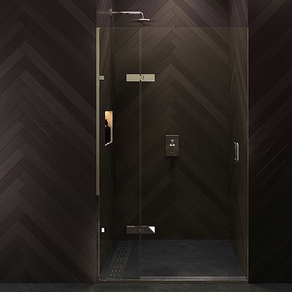 Majestic Agave Recess InLine Door Short Round D Handle 1300mm (1268-1286mm) Brushed Nickel