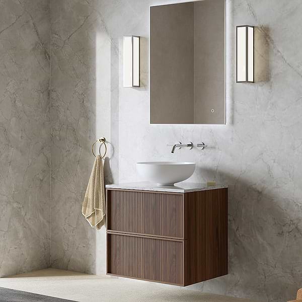 C.P. Hart Chelsea Two Drawer Vanity Unit with Countertop