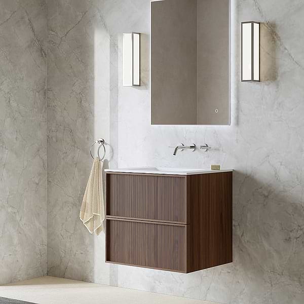 C.P. Hart Chelsea Two Drawer Vanity Unit with Integrated Basin