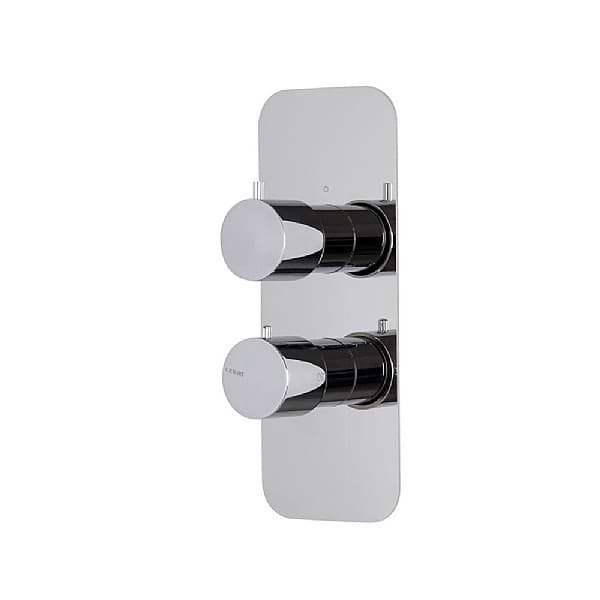 C.P. Hart FLO One Way Dual Control Thermostatic Shower Valve