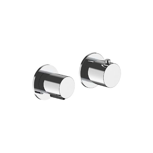 Torino Concealed 1/2 Inch Thermostatic Valve & Two Way Diverter Valve (Horizontal)