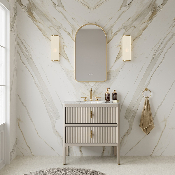 C.P. Hart Mayfair Two Drawer Vanity Unit 800mm with Oval Underbowl