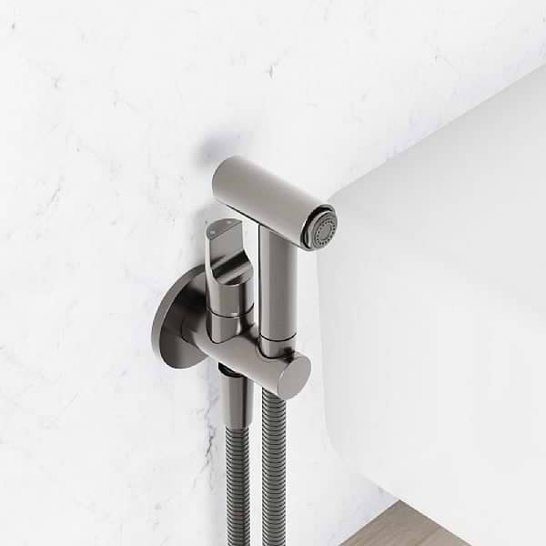 C.P. Hart Spillo Wall-Mounted Douche Set with Integrated Manual Mixer