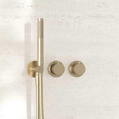 C.P. Hart Spillo Thermostatic Mixer with Handshower & Diverter without Backplate