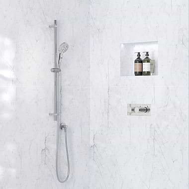 C.P. Hart Spillo Slide Rail Kit with Three Function Handshower & Shower Hose