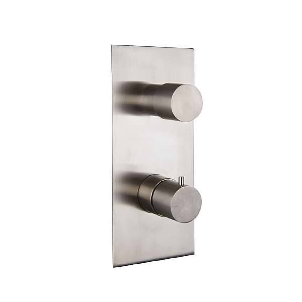 C.P. Hart Spillo Steel One Way Thermostatic Shower Valve