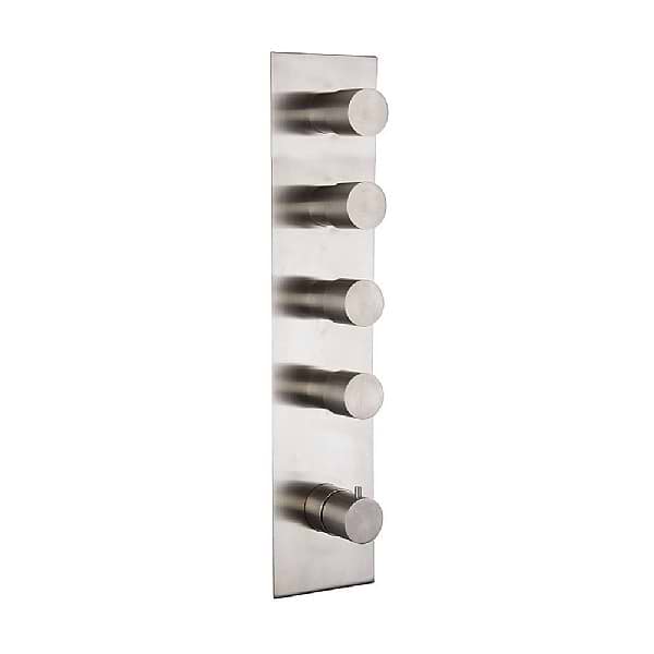 C.P. Hart Spillo Steel Four Way Thermostatic Shower Valve