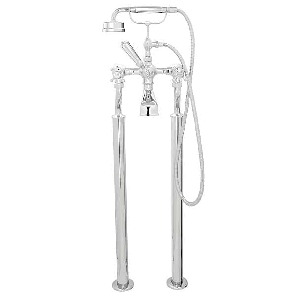 C.P. Hart Foundry Floor Standing Bath Shower Mixer
