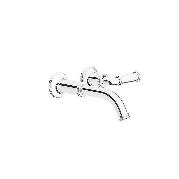 Franz Viegener Classic Single Lever Wall-Mounted Basin Mixer 185mm Spout without Waste