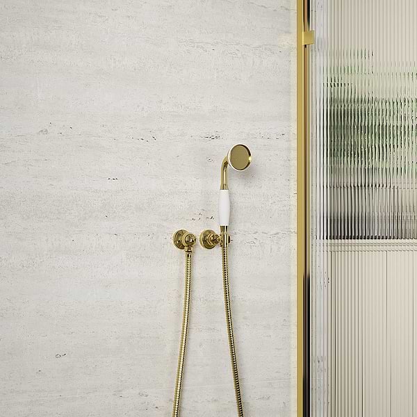 C.P. Hart Original / Waterloo Handshower Kit with Outlet and Bracket