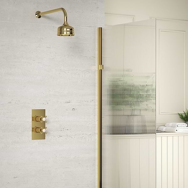 C.P. Hart Original Dual Control Shower Valve & Shower Head with Arm