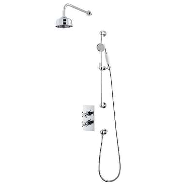 C.P. Hart Original Shower Set (Dual Valve & Diverter, Flexible Kit & Head)