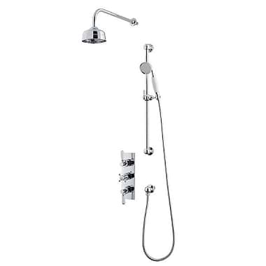 C.P. Hart Waterloo Shower Set (Triple Valve, Flexible Kit & Shower Head)
