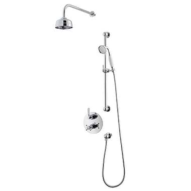 C.P. Hart Waterloo Shower Set (Dual Valve, Flexible Kit & Shower Head)