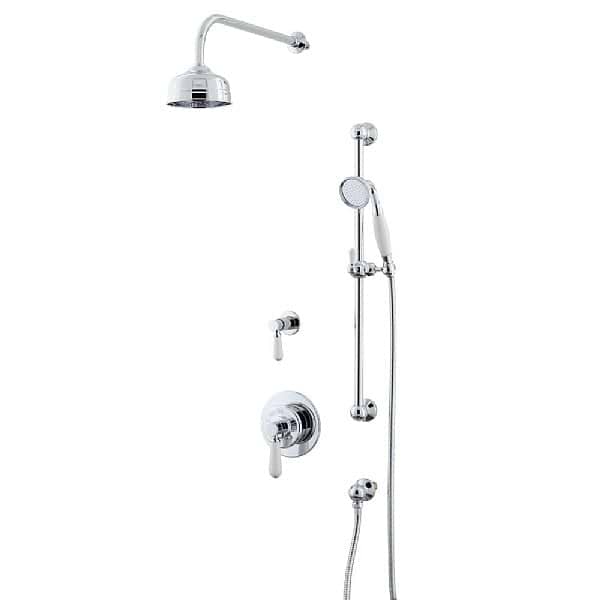 C.P. Hart Waterloo Shower Set (Valve & Diverter, Flexible Kit & Shower Head)