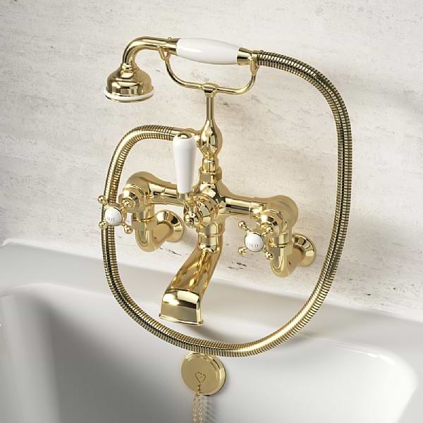 C.P. Hart Original Wall-Mounted Bath Shower Mixer