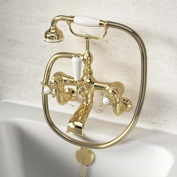 C.P. Hart Original Wall-Mounted Bath Shower Mixer
