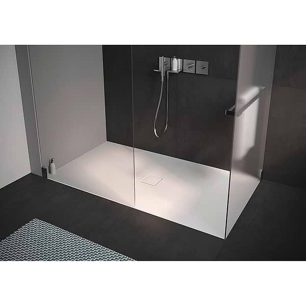 Kaldewei Conoflat Flush with Floor Shower Tray 750 x 900mm Alpine White with KA 120 Waste Cover