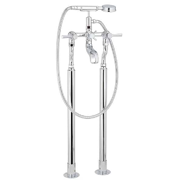 C.P. Hart Epoch Lever Floor-Standing Bath Shower Mixer with Floor Legs