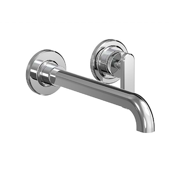 C.P. Hart Park Lane Wall-Mounted Single Lever Basin Mixer 250mm Spout with Universal Click Waste