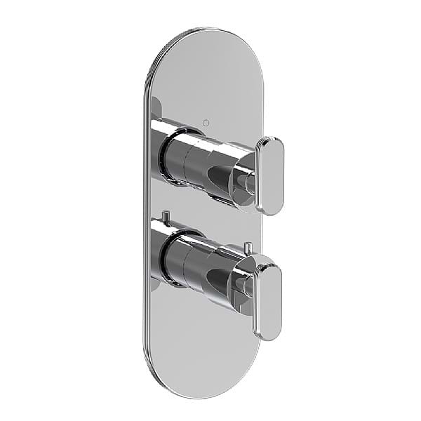 C.P. Hart Park Lane One Way Dual Control Thermostatic Shower Valve