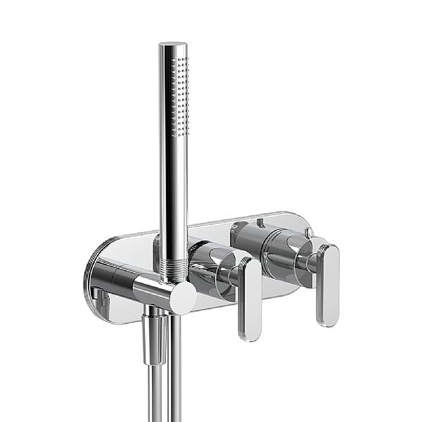C.P. Hart Park Lane Thermostatic Mixer with Baton Handshower & Diverter