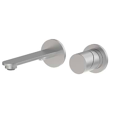 <KIT> C.P. Hart Slide Wall Mounted Single Lever Basin Mixer (207mm Spout) with Universal Click Waste