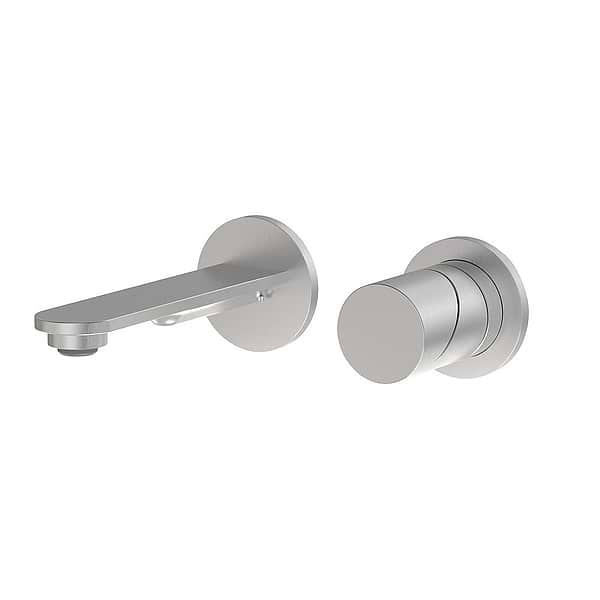 <KIT> C.P. Hart Slide Wall Mounted Single Lever Basin Mixer (157mm Spout) with Universal Click Waste