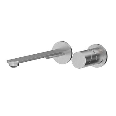 <KIT> C.P. Hart Slide Wall Mounted Single Lever Basin Mixer (257mm Spout) with Universal Click Waste