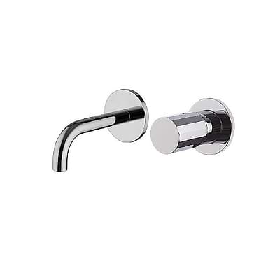 C.P. Hart Spillo Tech V Wall-Mounted Single Lever Basin Mixer 120mm Spout with Click Waste