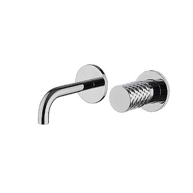 C.P. Hart Spillo Tech X Wall-Mounted Single Lever Basin Mixer 120mm Spout with Click Waste