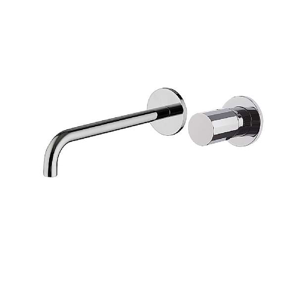 C.P. Hart Spillo Tech V Wall-Mounted Single Lever Basin Mixer 250mm Spout with Click Waste