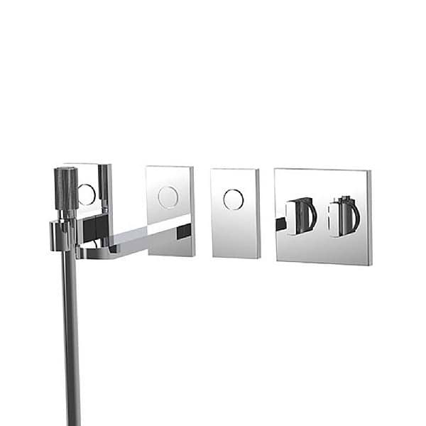 C.P. Hart Switch Concealed Thermostatic Valve with 220mm Bath Spout Control, Rain-Jet Handshower Control and Single On/Off Control