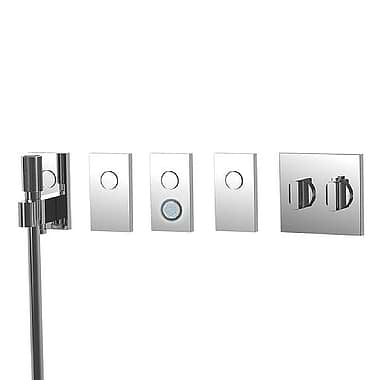 C.P. Hart Switch Concealed Thermostatic Valve with Rain-Jet Handshower Control, Body Jet Control and Two Single On/Off Controls
