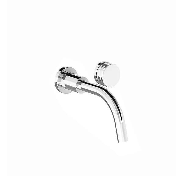 <KIT> Franz Viegener Nerea Diamond Single Lever Wall-Mounted Basin Mixer 185mm Spout without Waste