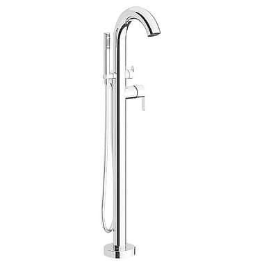 Franz Viegener Konic Lever Floor Standing Bath Shower Mixer with Baton Handshower