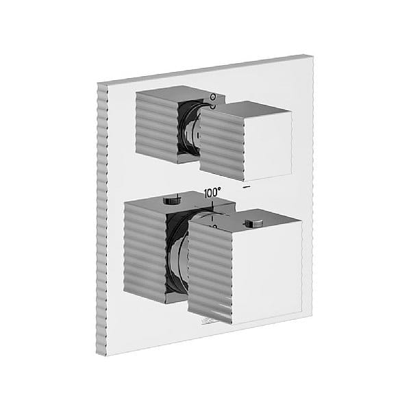 Franz Viegener Groovy Concealed Thermostatic Valve with Two Way Diverter