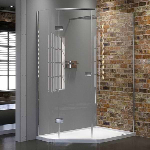 Matki Illusion Quintesse Corner Shower Enclosure with Integrated Tray