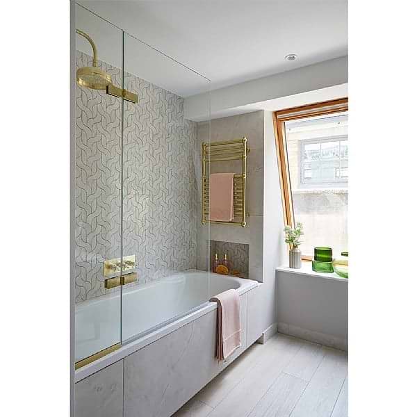 C.P. Hart Odyssey Bathscreen with Fixed Panel