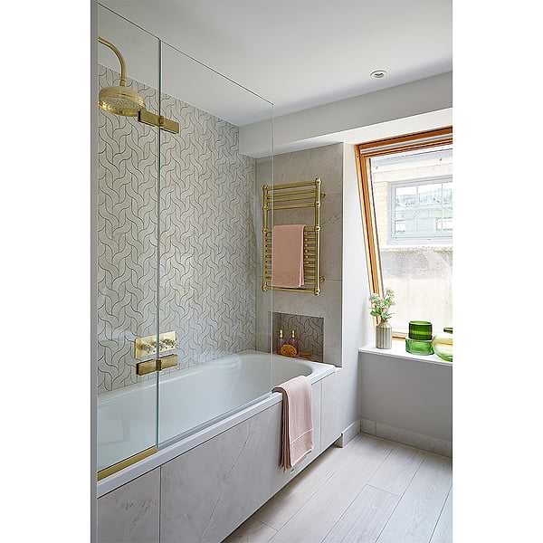 C.P. Hart Odyssey Bathscreen with Fixed Panel
