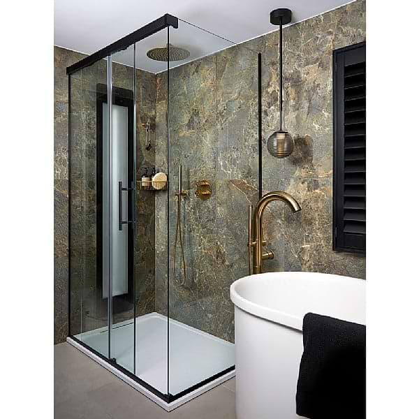 C.P. Hart Odyssey Sliding Shower Door with Return
