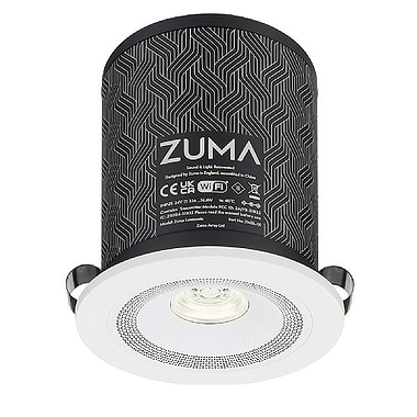 Zuma Lumisonic Speaker Light with Simplicity Round Bezel