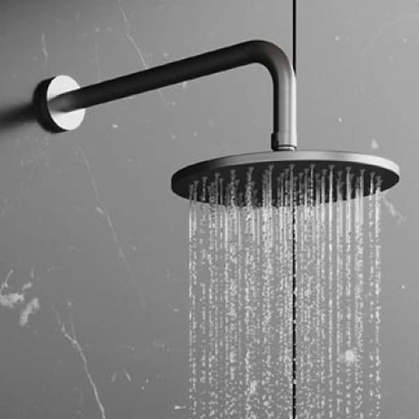 Crosswater MPRO 300mm Fixed Shower Head with 350mm Wall Mounted Shower Arm Brushed Stainless Steel