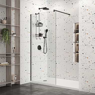 Argo 8mm Wet Room Panel with Wall Brace