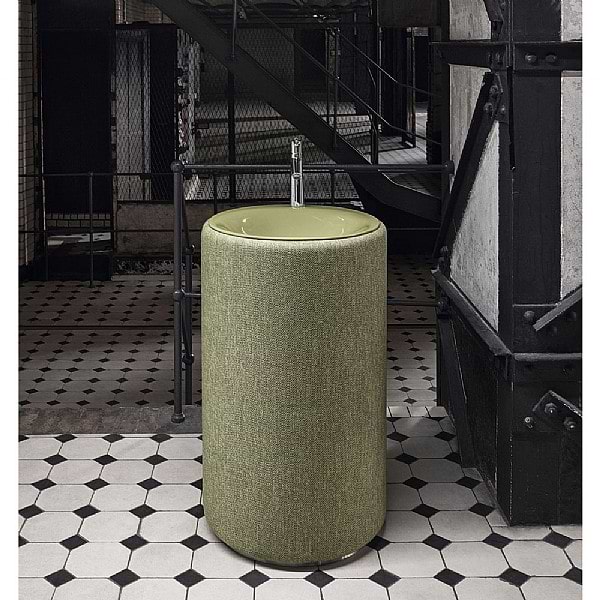 Bette Lux Oval Couture Freestanding Basin (Fabric Panel Sold Separately)