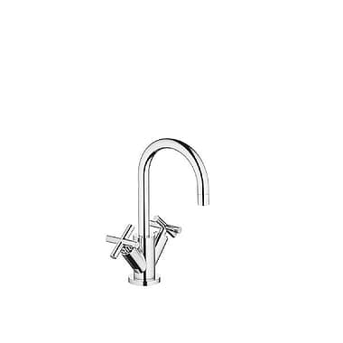 Dornbracht Tara. Cross Head Mono Basin Mixer 135mm Projection