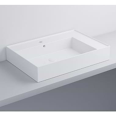 Cielo Enjoy Rectangular Wall-Mounted Basin 700mm