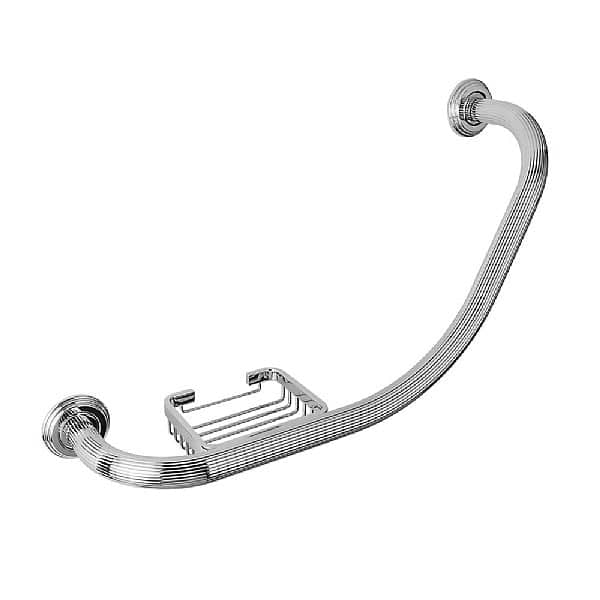 Colonial Bath Grab Bar & Soap Dish 437mm