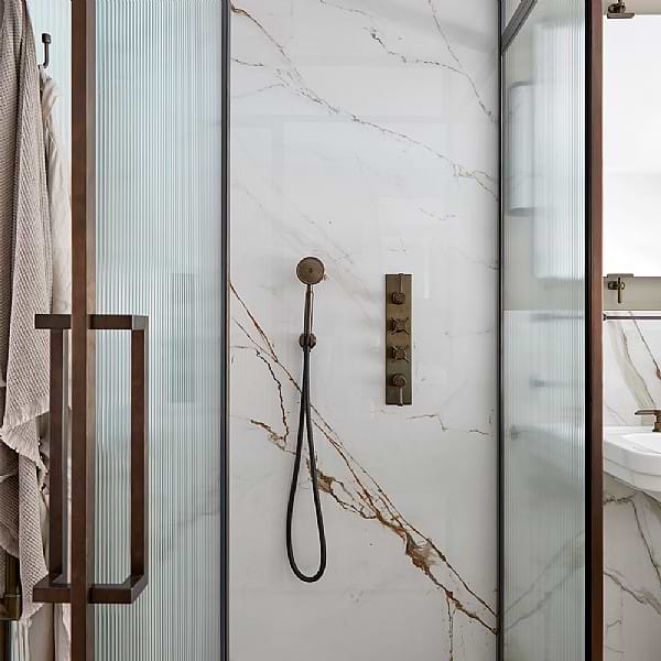 C.P. Hart Epoch Lever Triple Outlet Concealed Thermostatic Shower Valve